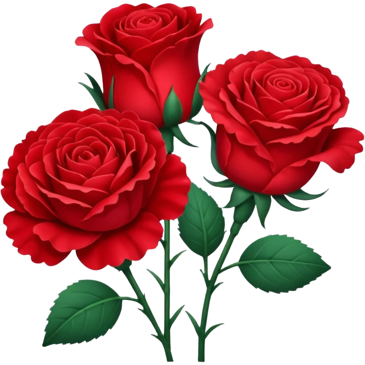 carnation and rose emoji