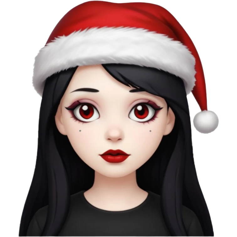 goth christmas emoji