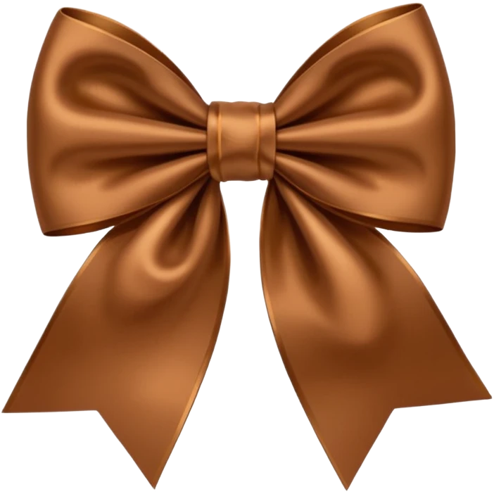  Brown bow emoji