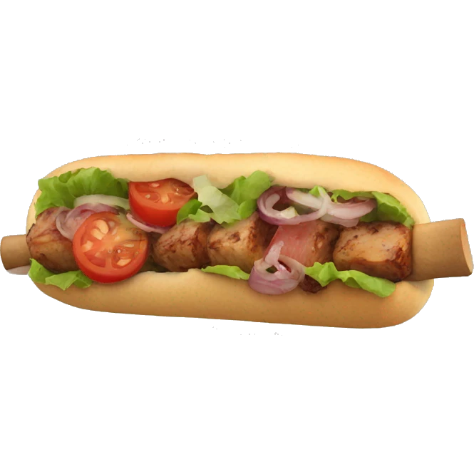 Bounou qui mange kebab emoji