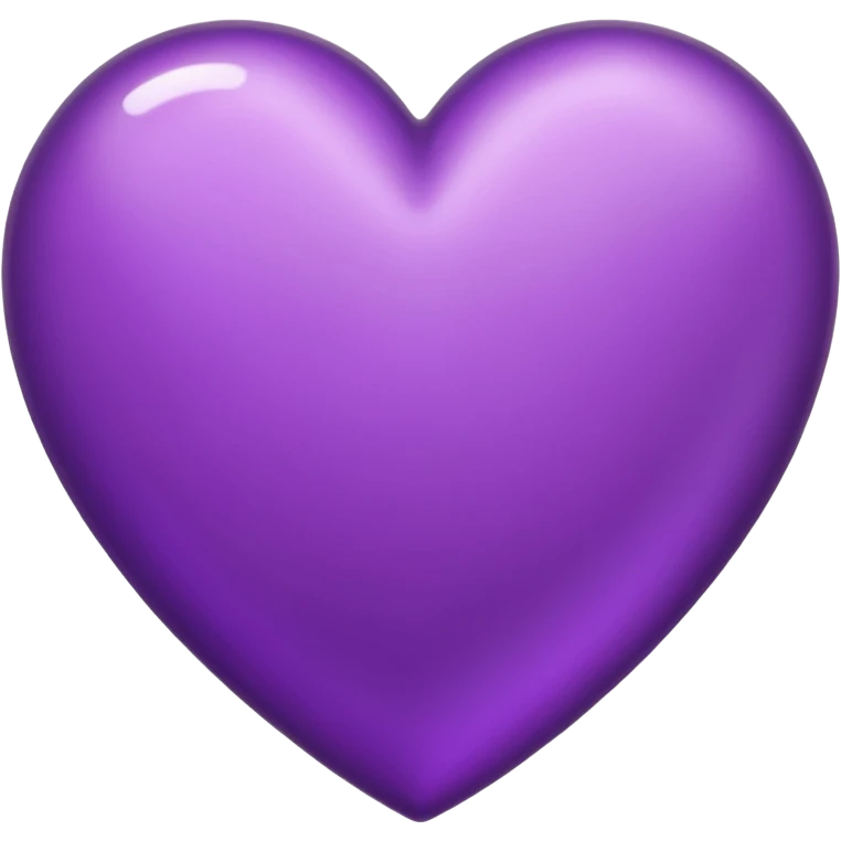 Purple heart emoji