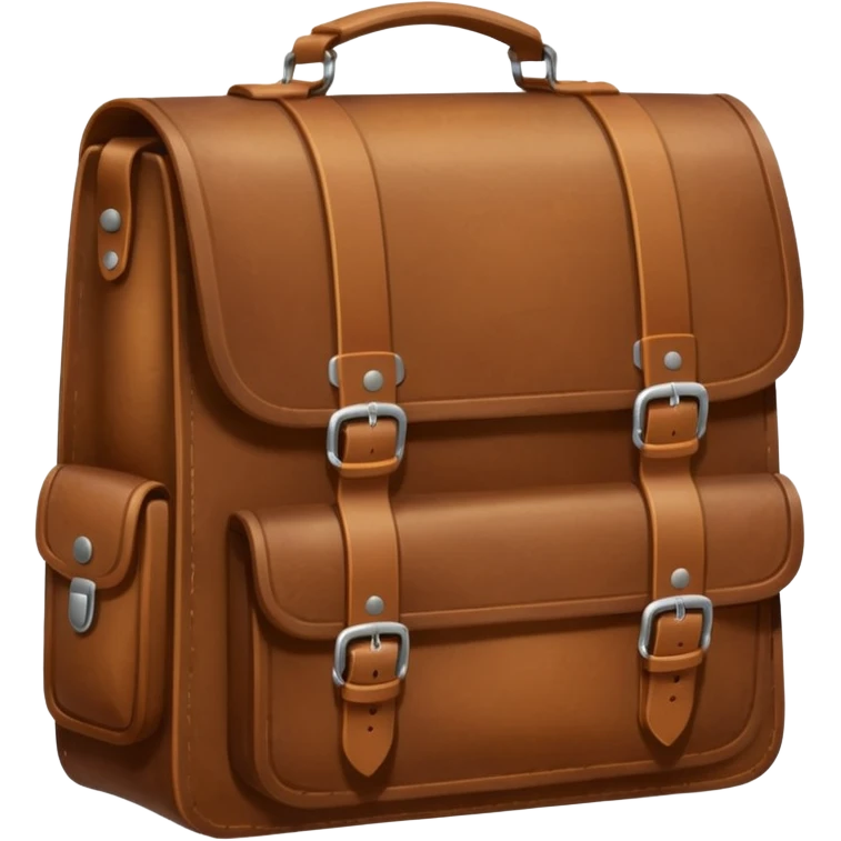 brown school bag emoji