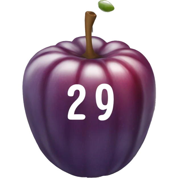 date fruit on top of date calendar emoji