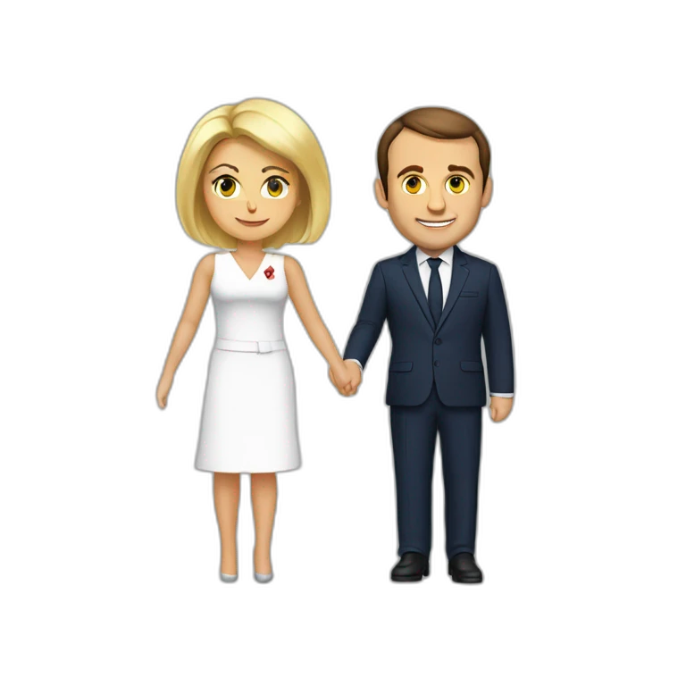 Macron sur brigitte emoji