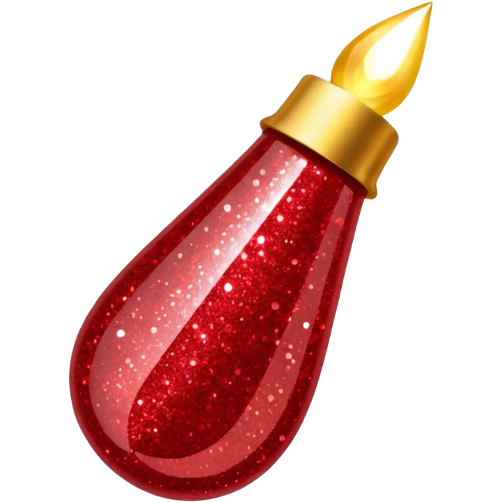 glitter red Summer emoji