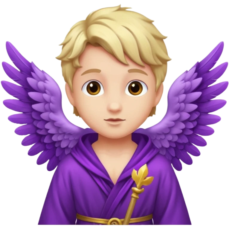 love cupid purple emoji
