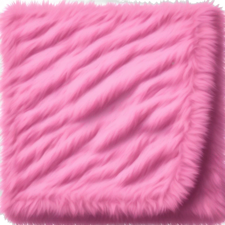 pink fluffy blanket emoji
