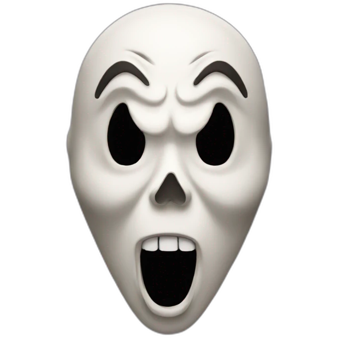 scream mask emoji