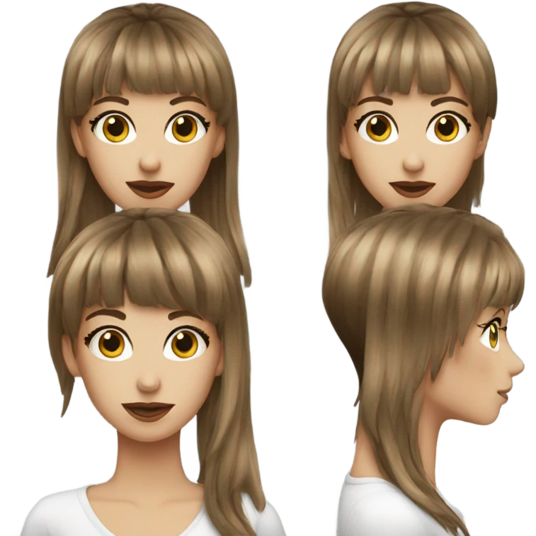 Trim bangs emoji