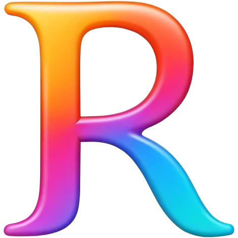 Abstract “R” + Check Symbol emoji