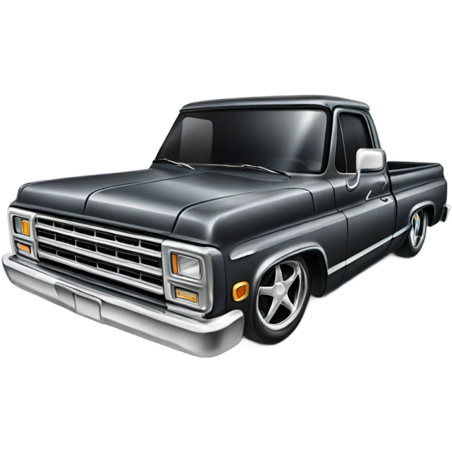 Lowrider truck emoji