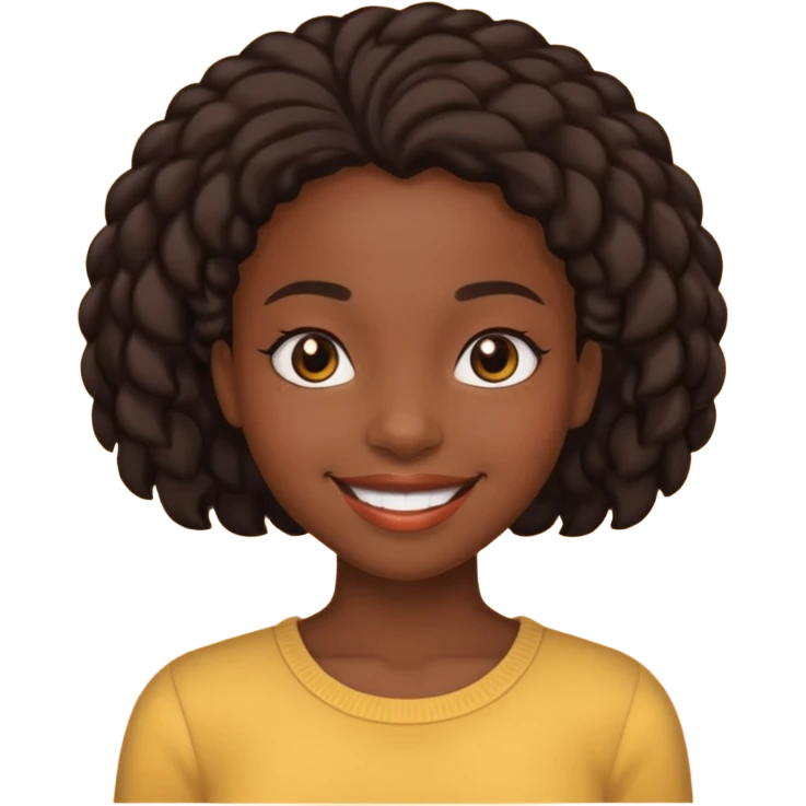 Black girl emoji
