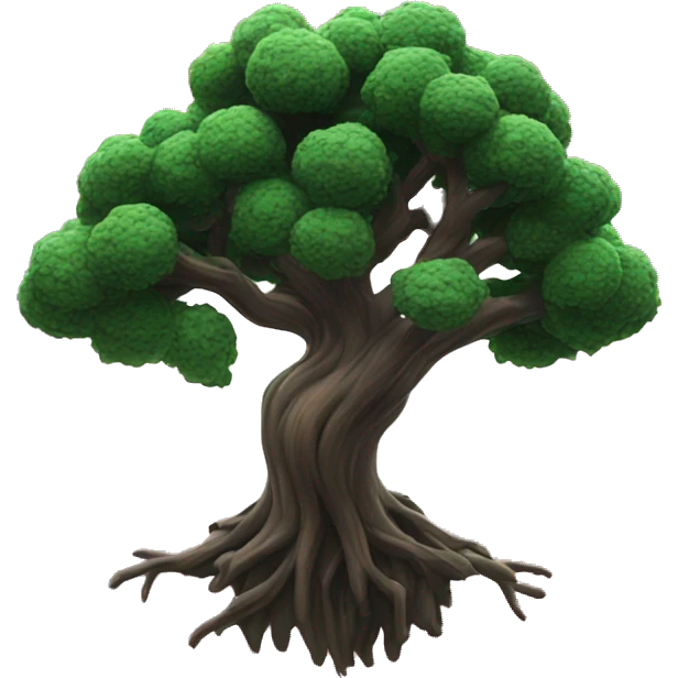 Tree in space emoji