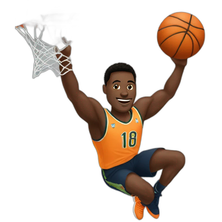 Victor wembanyama qui dunk emoji