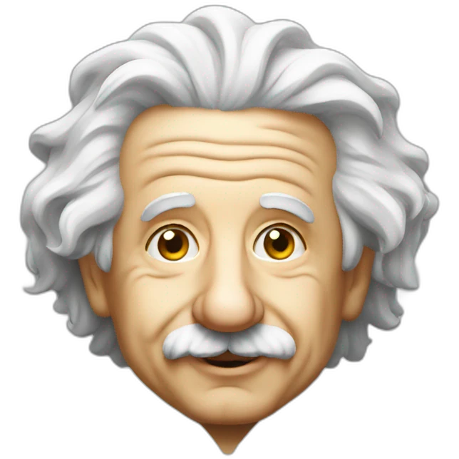smart albert einstein emoji