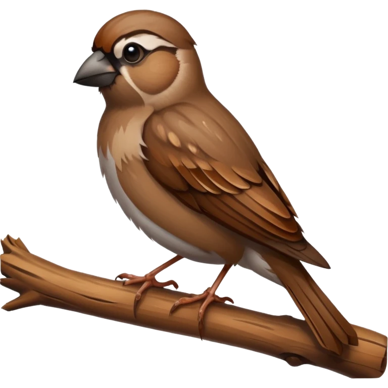 Sparrow father died and the sparrow is crying emoji