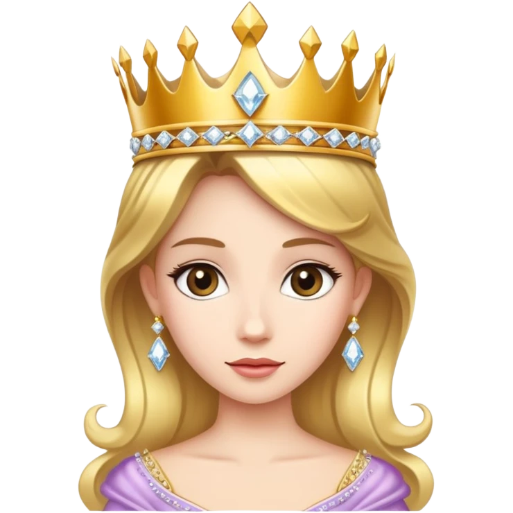 princess with crown and tiara emoji