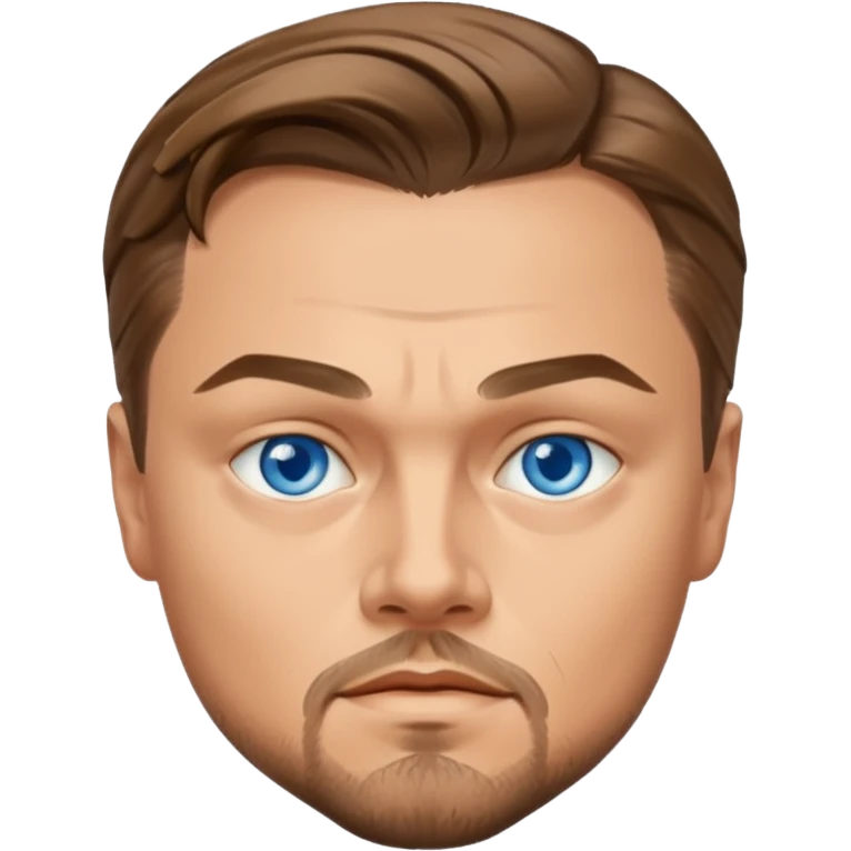 Leonardo DiCaprio with blue eyes emoji