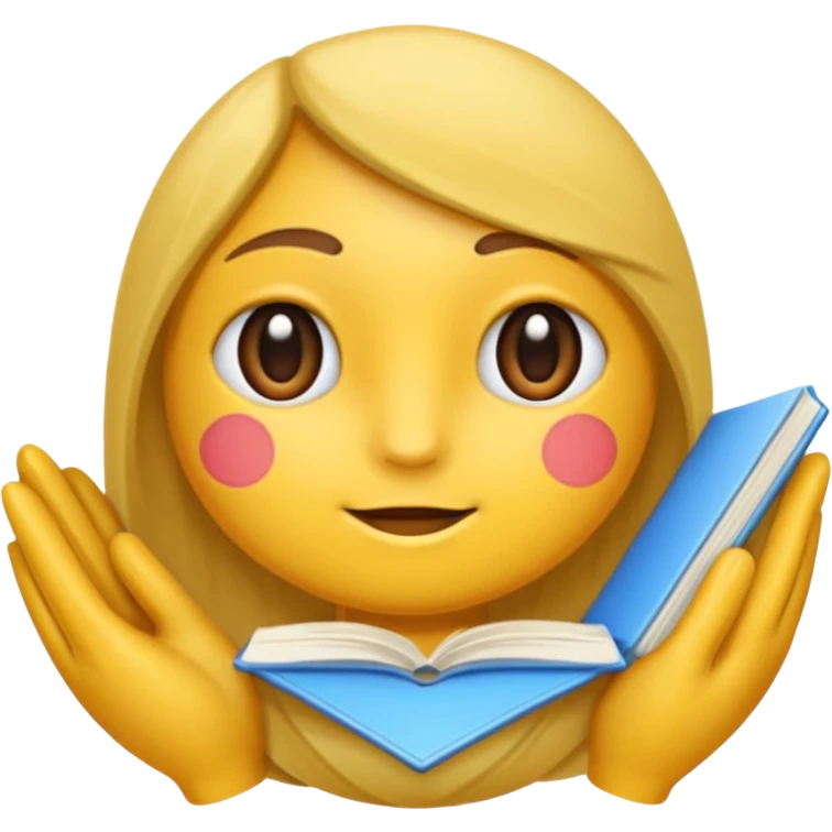 Блокнот синего цвета на пружине пушистый и мягкий emoji