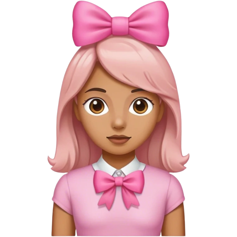 Moño rosa emoji