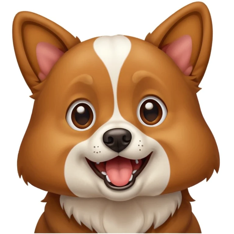 Dog barking  emoji