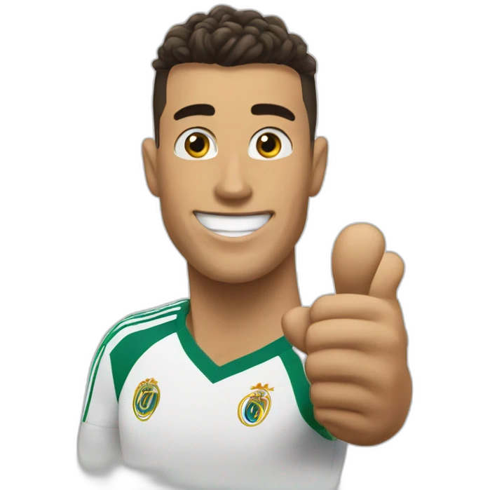 Ronaldo thumbs up emoji