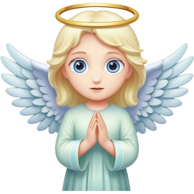 pastel angel with three eyes and four wings  emoji