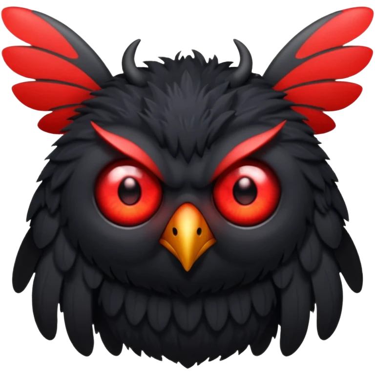 Creat an emoji of the mothman emoji