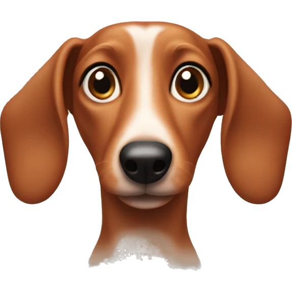 Sausage dog  emoji