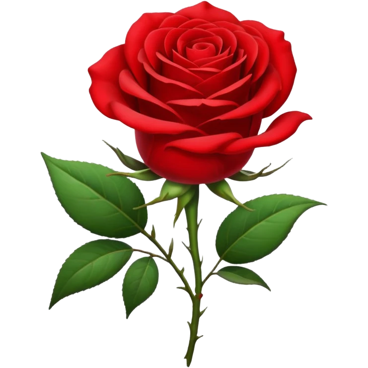 red rose emoji