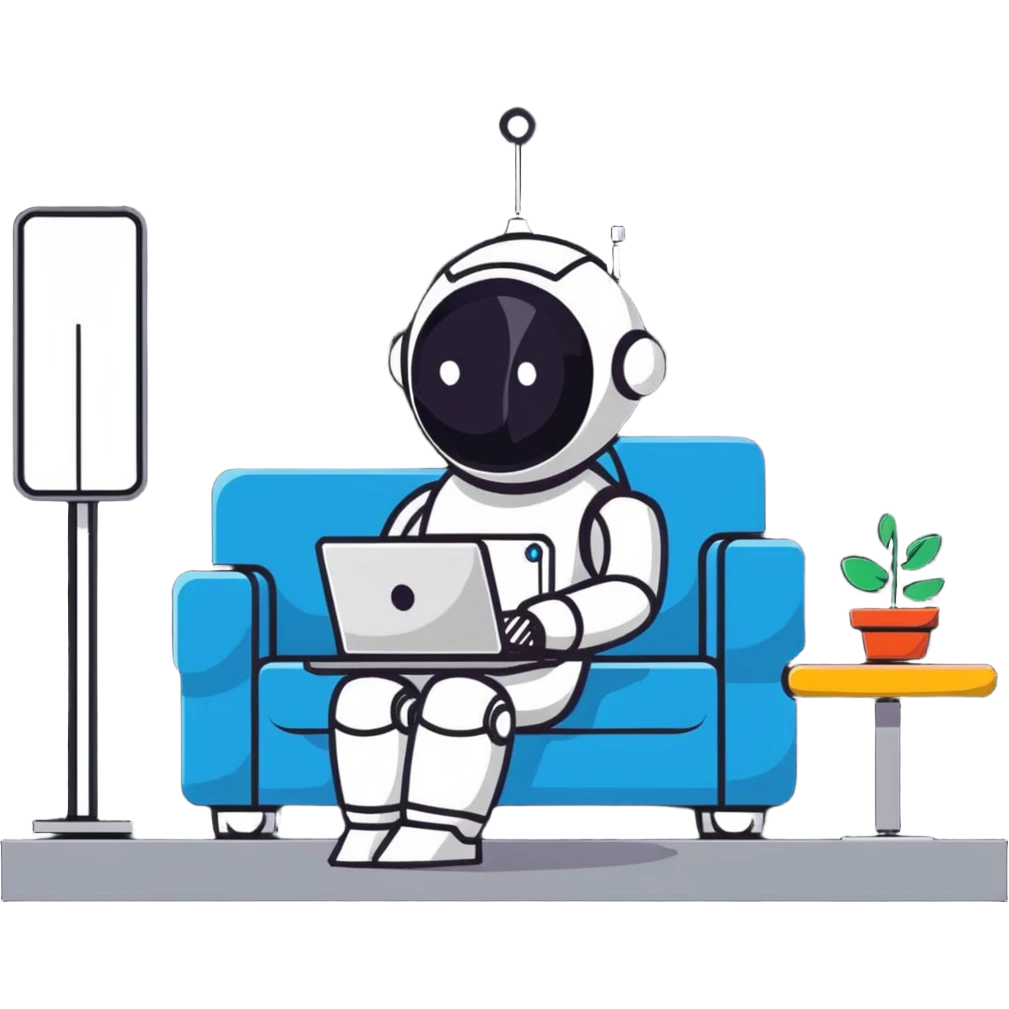 furniture store robot assistant emoji