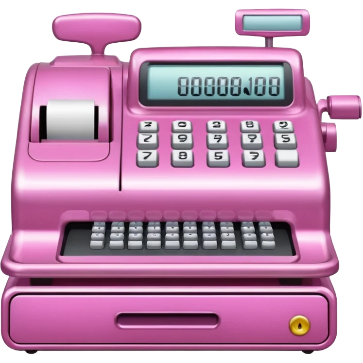a pink cash emoji