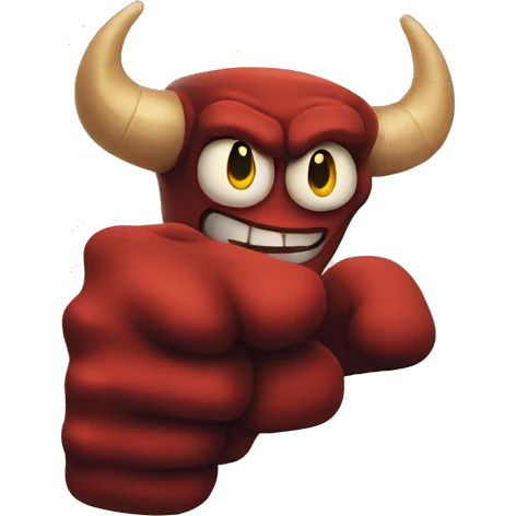 Thumbs up demon emoji