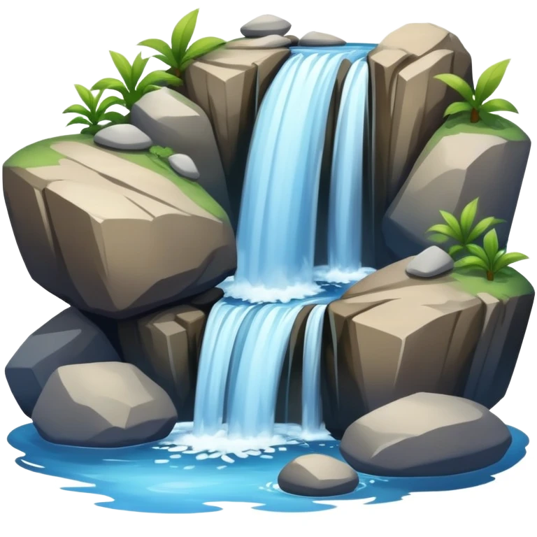 Waterfall emoji