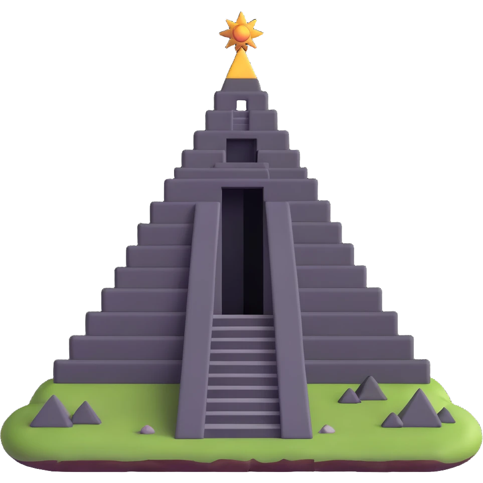 Toltec pyramid temple emoji