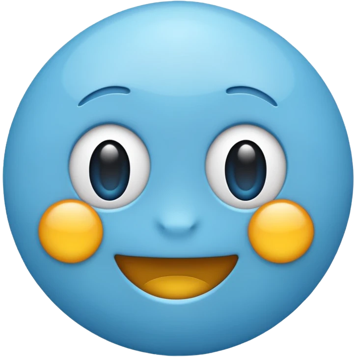 Light blue emoji emoji