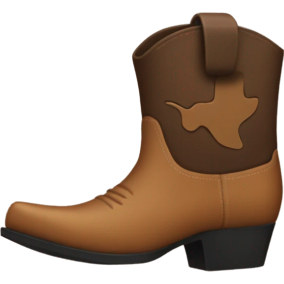 Cowboy boot emoji
