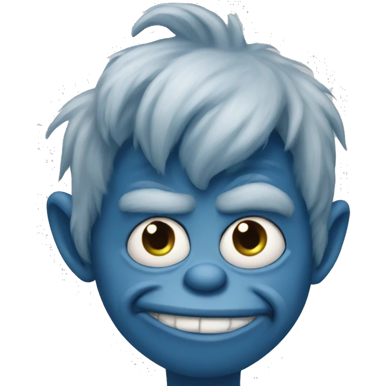 blue grinch emoji