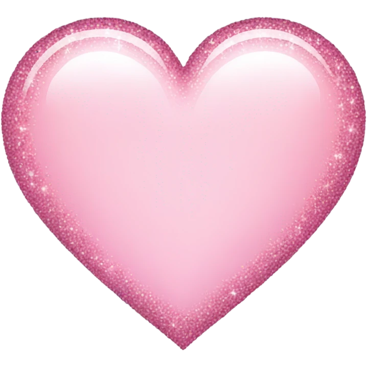 Light pink heart sparkling  emoji