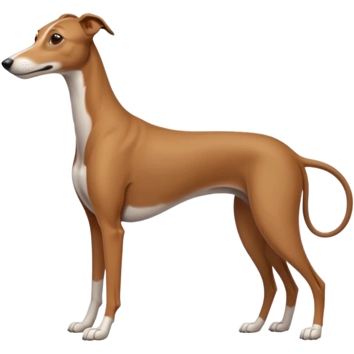 Brown Greyhound emoji