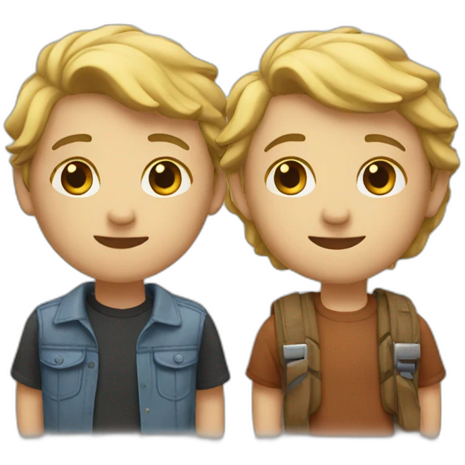 two friends emoji