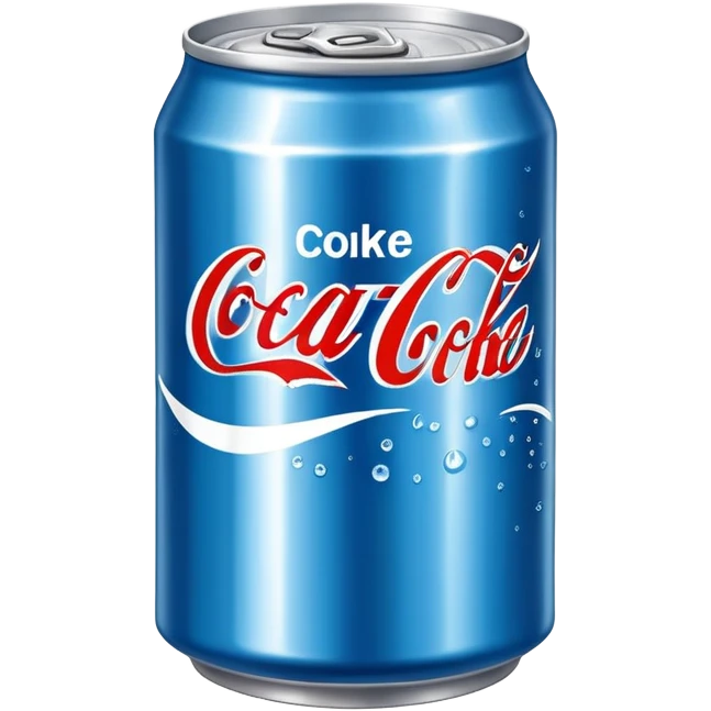 blue can coke emoji