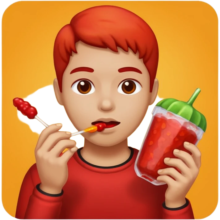 Teorodo con un chamoyDjdj emoji