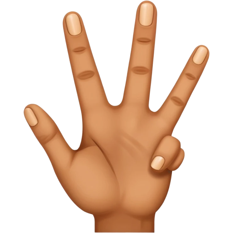 two fingers emoji