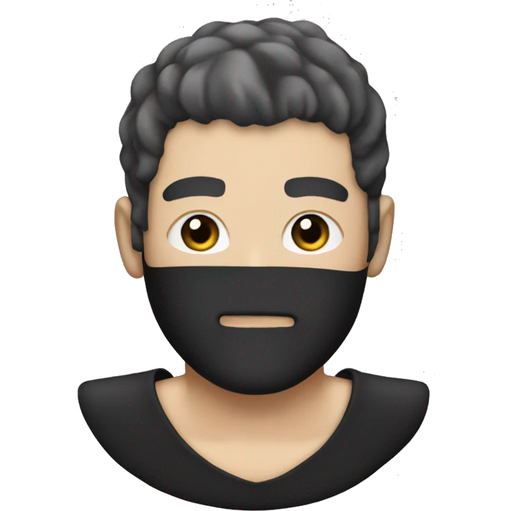 Uno squalo nero emoji