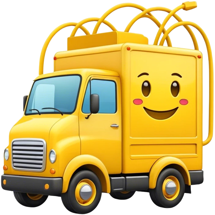 I want a cute and fun  emoji for Transporeon visibility's telematics team. Telematics is a team that is there to get telematics data from trucks thanks to integrations.  emoji