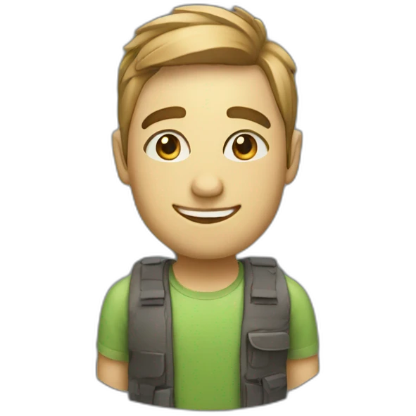happy and cool coding assistant emoji
