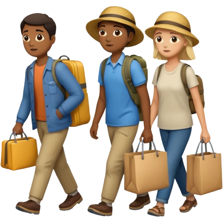 Migration out of Africa emoji