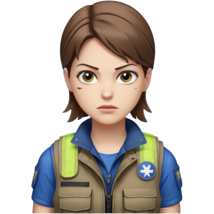 Jill valentine from resident evil 3 remake emoji
