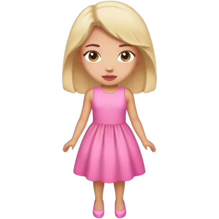 Pink dress emoji